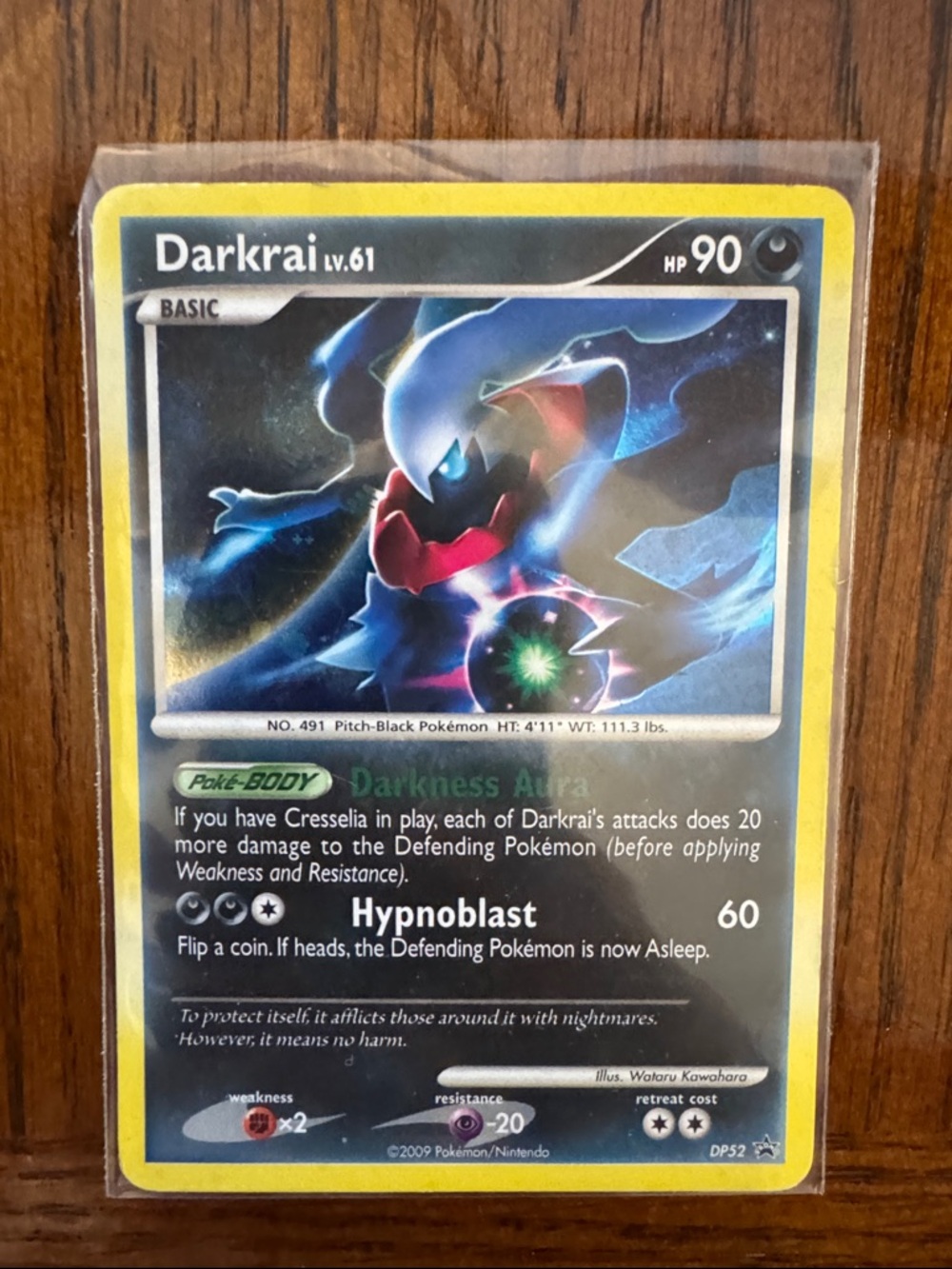 Darkrai Pokémon Holo Card - ungraded but great condition